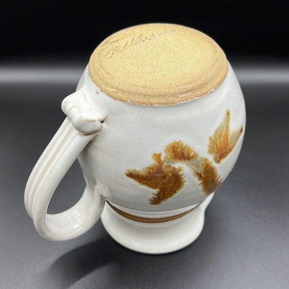 Studio Pottery Handmade Ceramic Pitcher 7.5 in - Picture 11 of 11